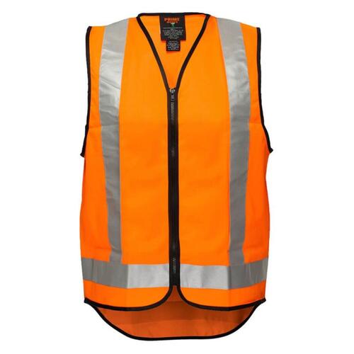 Hi Vis X Back Zipped Vest Thumbnail
