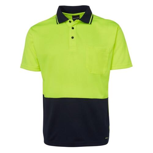 Youth Hi Vis Non Cuff Traditional Polo