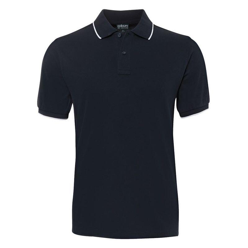 Mens C of C Contrast Face Polo Thumbnail