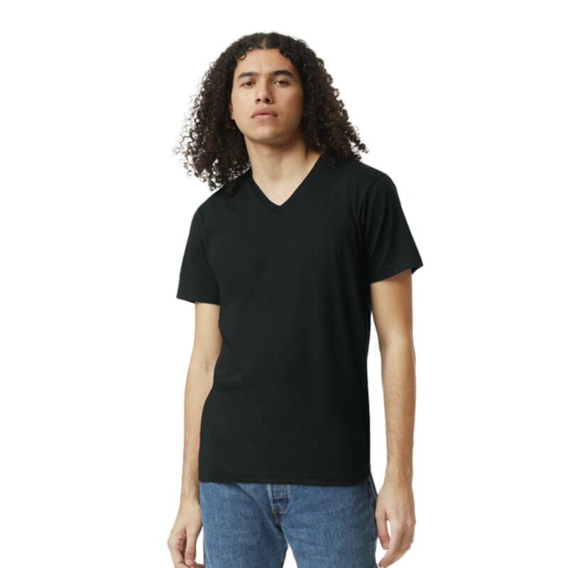 Unisex CVC V-Neck Tee Shirt Thumbnail