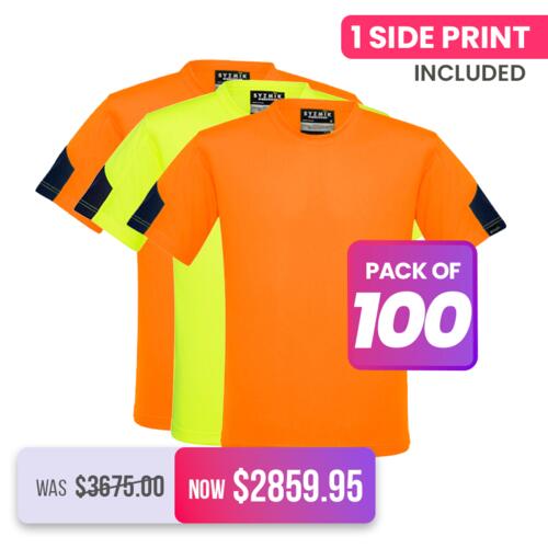 100X Mens Hi Vis Squad T-Shirt Thumbnail