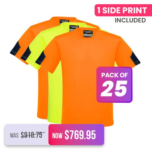 25X Mens Hi Vis Squad T-Shirt Thumbnail
