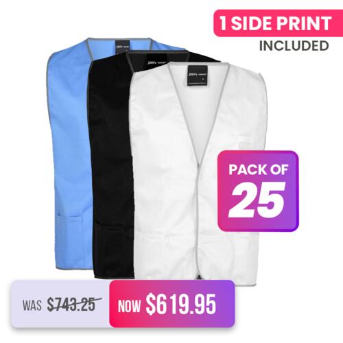 25X Men Coloured Tricot Vest Thumbnail