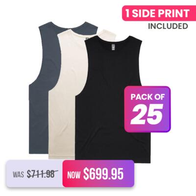 25X Mens Barnard Tank Tees Thumbnail