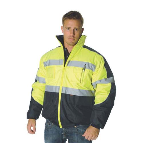 Mens Hi Vis D/N Contrast Bomber Jacket Thumbnail