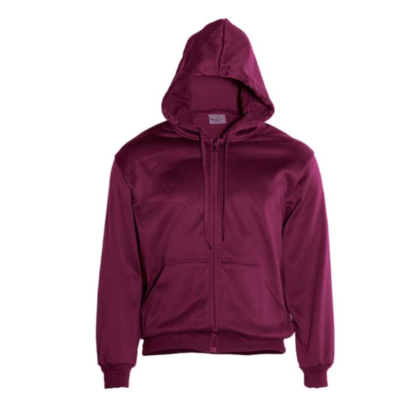 Unisex Adults Zip Through Fleece Hoodie