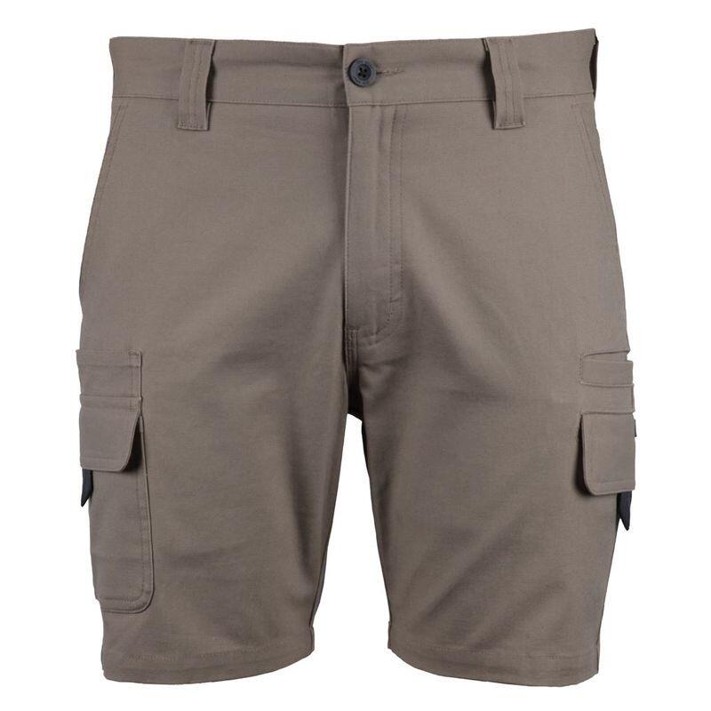 Mens Multi Pocket Stretch Canvas Short Thumbnail