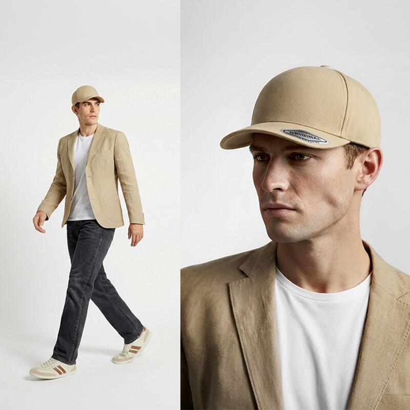 Seamless Front Premium Heavy Cotton Cap Thumbnail