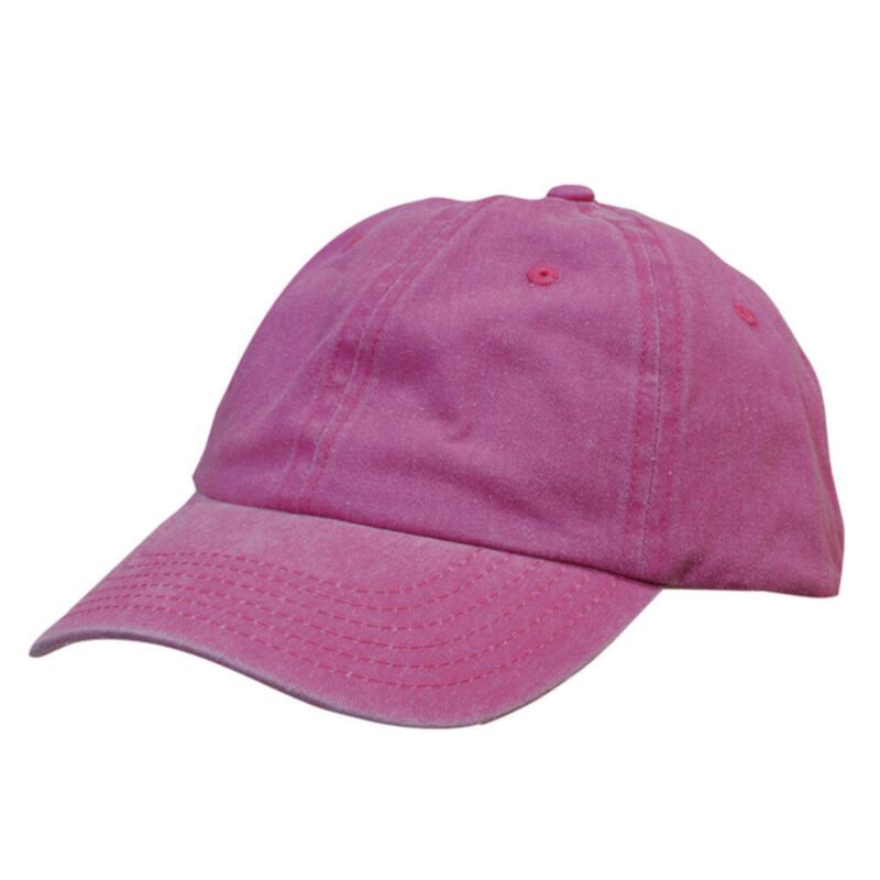 Enzyme Washed Pigment Dyed Cotton Twill Cap