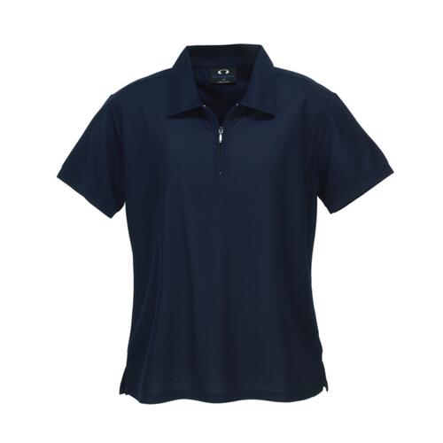 Womens Micro Waffle Polo Thumbnail