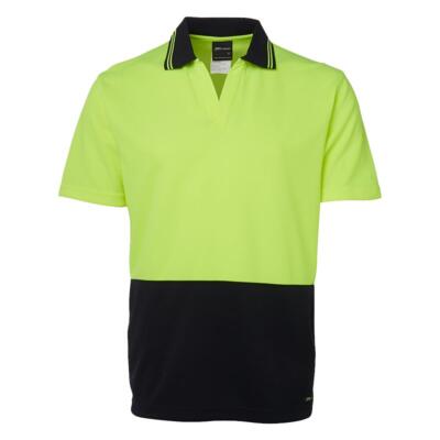 Mens HV Short Sleeve Non Button Polo Thumbnail