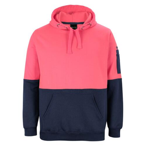 Mens Hi Vis Pull Over Hoodie