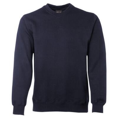 Mens V-Neck Fleecy Sweat Thumbnail