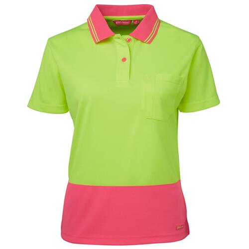 Womens Hi Vis Short Sleeve Comfort Polo