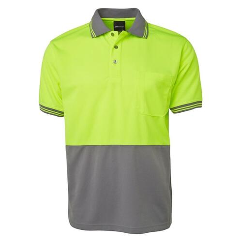 Mens Hi Vis Short Sleeve Traditional Polo