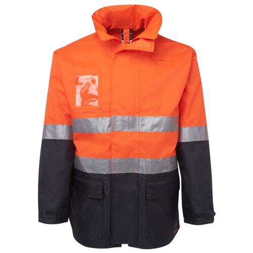 Mens Hi Vis (D+N) Long Line Jacket