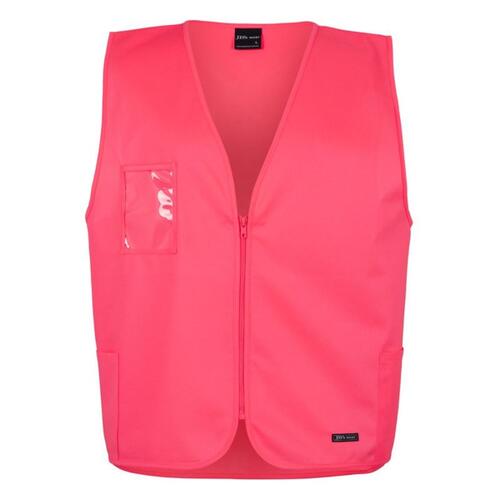 Mens Hi Vis Zip Safety Vest