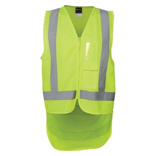 Mens Hi Vis Zip Drop Tail (D+N) Vest