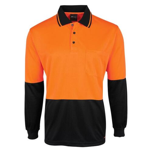 Mens HV Long Sleeve Jacquard Non Cuff