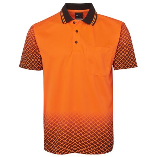 Mens Hi Vis Net Sub Polo