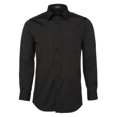 Mens Urban Long Sleeve Poplin Shirt Thumbnail