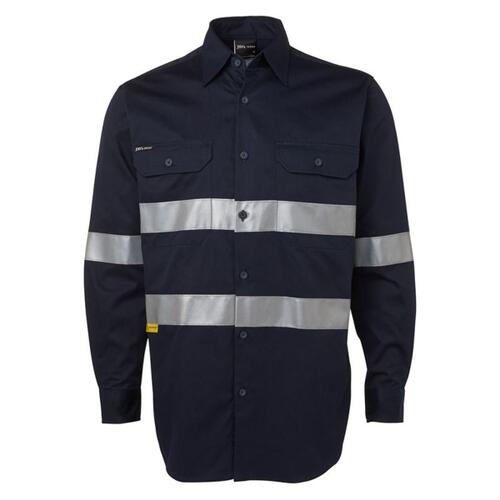 Mens Hi Vis Long Sleeve (D+N) 190G Shirt