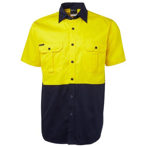 Mens Hi Vis Sort Sleeve 190G Shirt