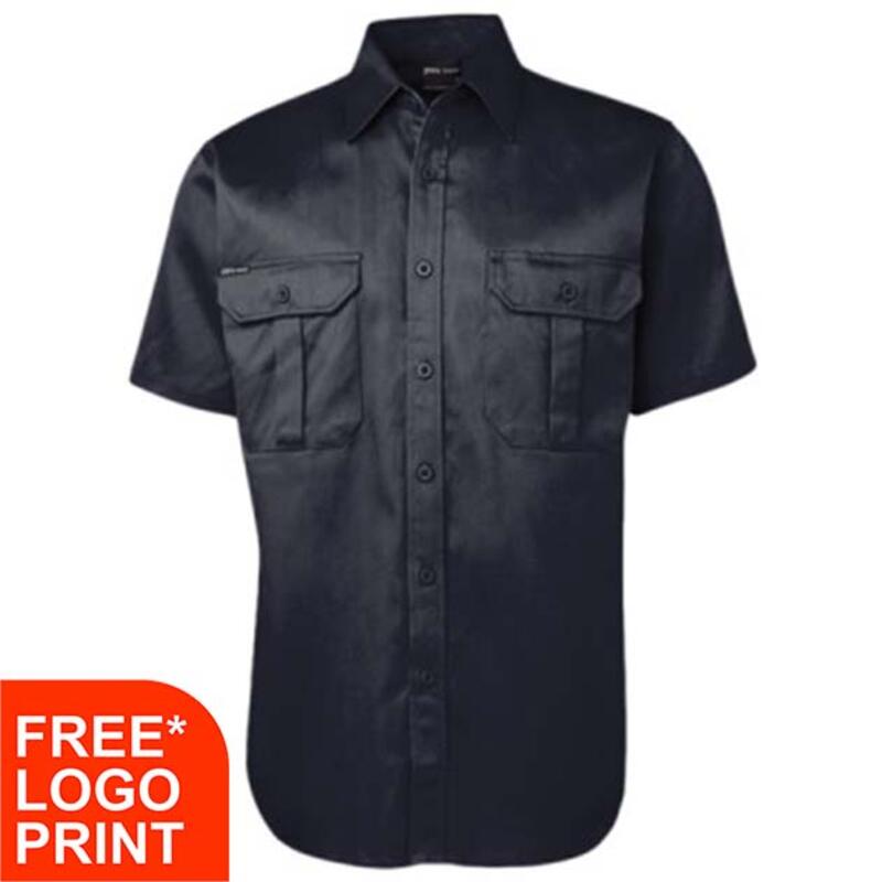 Mens Short Sleeve 190G Work Shirt Thumbnail