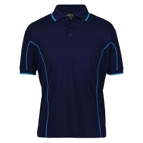 Mens Short Sleeve Piping Polo Thumbnail