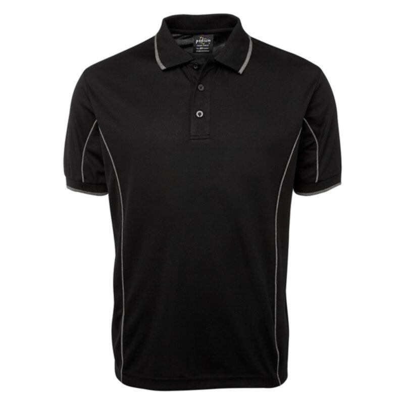 Mens Short Sleeve Piping Polo Thumbnail