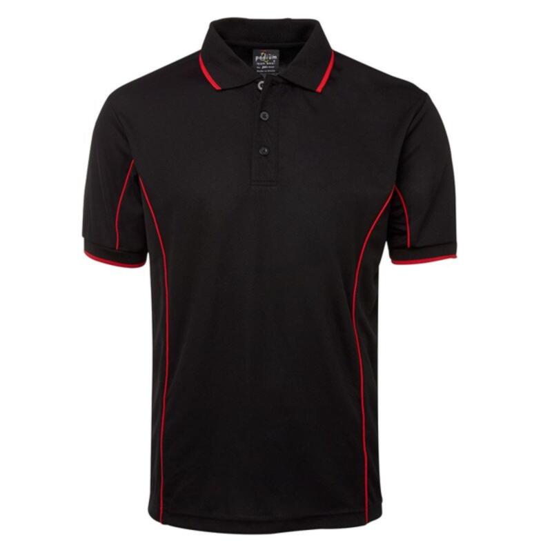 Mens Short Sleeve Piping Polo Thumbnail