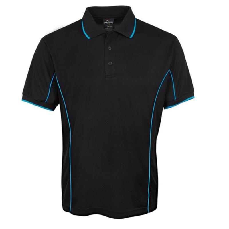 Mens Short Sleeve Piping Polo Thumbnail
