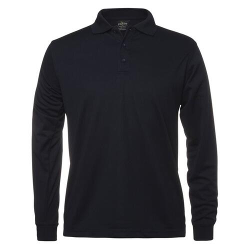 Mens Long Sleeve Poly Polo Thumbnail