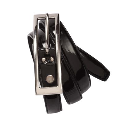 Womens Semi Patent Belt Thumbnail