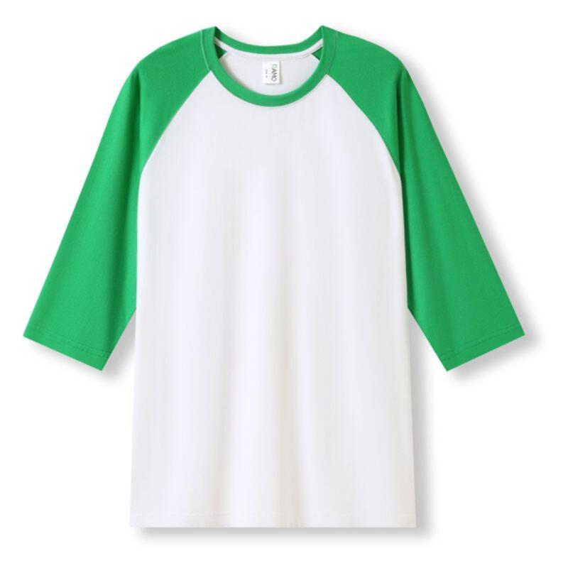 Unisex 3/4 Sleeve Raglan Tee Shirt Thumbnail