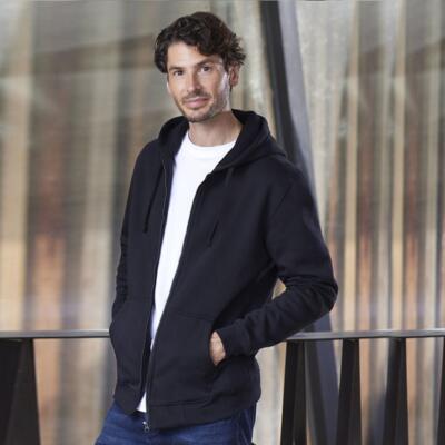 Mens Crew Zip Hoodie Thumbnail