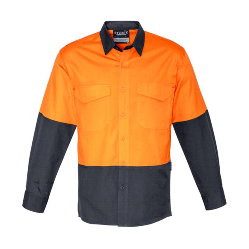 Mens Rugged Cooling Hi Vis Spliced Shirt Thumbnail