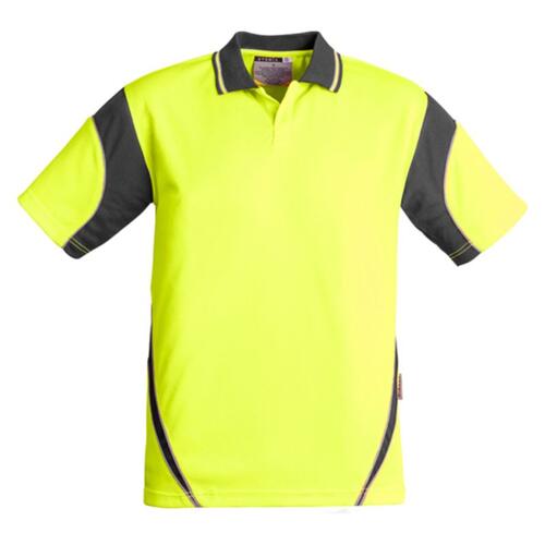 Mens Hi Vis Aztec Polo - Short Sleeve