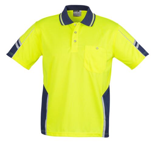 Mens Hi Vis Squad Short Sleeves Polo
