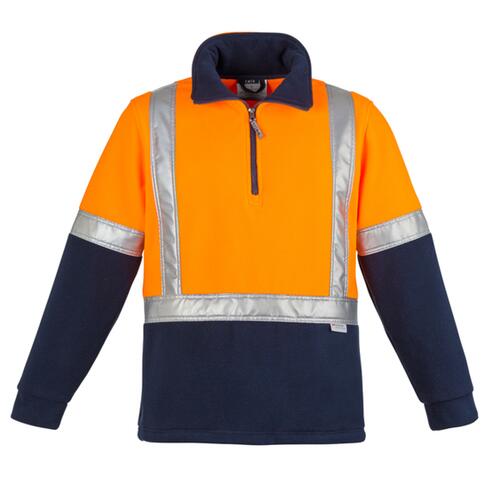 Mens Hi Vis Fleece Jumper Shoulder Taped Thumbnail