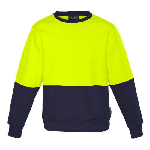 Unisex Hi Vis Crew Sweatshirt Thumbnail