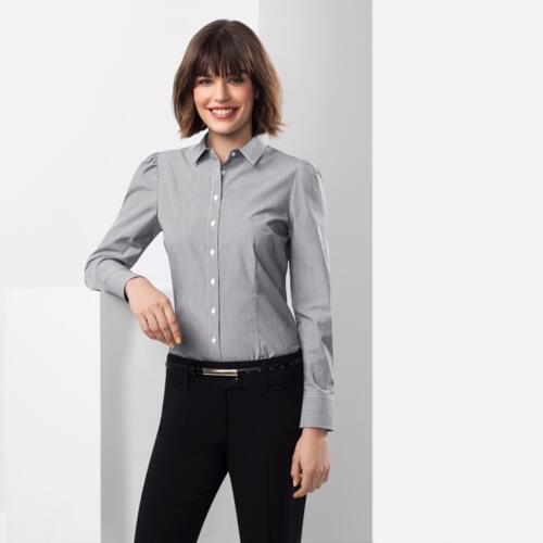 Women Euro Long Sleeve Shirt Thumbnail