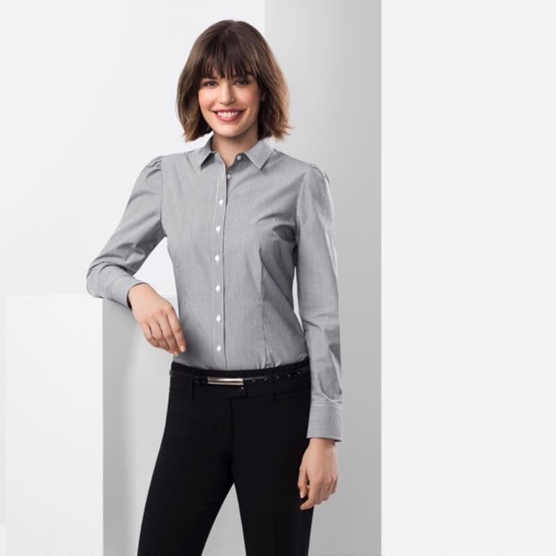 Women Euro Long Sleeve Shirt Thumbnail