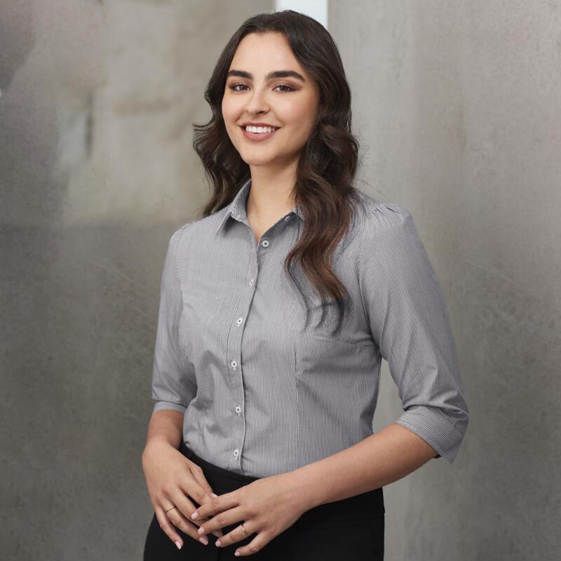 Women Euro 3/4 Sleeve Shirt Thumbnail