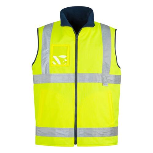 Mens Hi Vis Lightweight Fleece Lined Vest