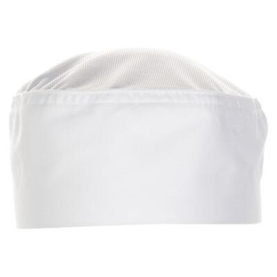 Cool Vent Chef Beanie White and Black  Thumbnail