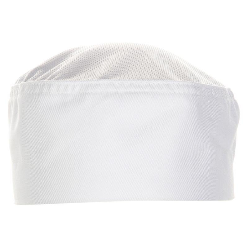 Cool Vent Chef Beanie White and Black  Thumbnail
