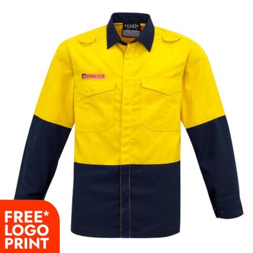 Mens Hi Vis Spliced Shirt  Thumbnail