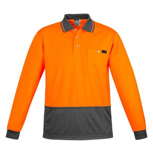 Mens Comfort Back Long Sleeves Polo