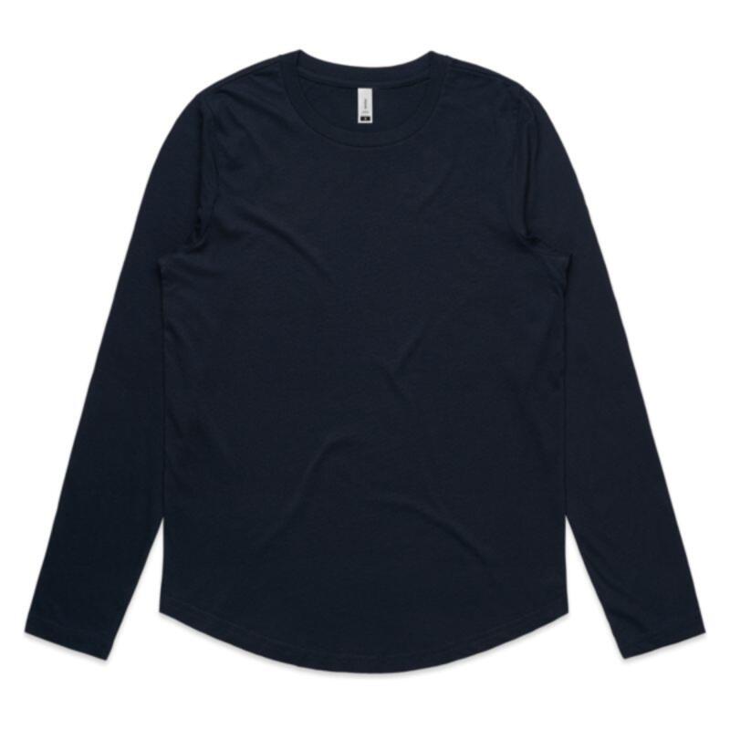 Womens Curve Long Sleeve Tee Thumbnail